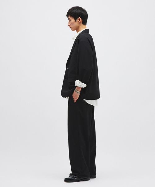 JOURNAL STANDARD(ジャーナルスタンダード)の「EVALET / エバレット ギンガム チェック オーバー パンツ(スラックス・メンズ・コバルトブルー/ブラック/グレー・MEDIUM/LARGE/SMALL)」の22枚目の写真