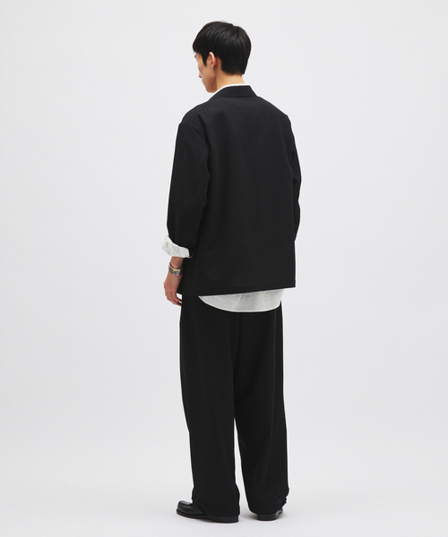 JOURNAL STANDARD(ジャーナルスタンダード)の「EVALET / エバレット ギンガム チェック オーバー パンツ(スラックス・メンズ・コバルトブルー/ブラック/グレー・MEDIUM/LARGE/SMALL)」の21枚目の写真