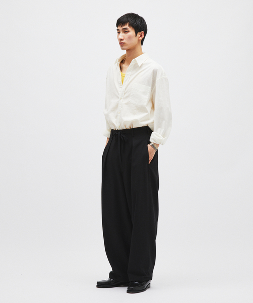 JOURNAL STANDARD(ジャーナルスタンダード)の「EVALET / エバレット ギンガム チェック オーバー パンツ(スラックス・メンズ・コバルトブルー/ブラック/グレー・MEDIUM/LARGE/SMALL)」の19枚目の写真