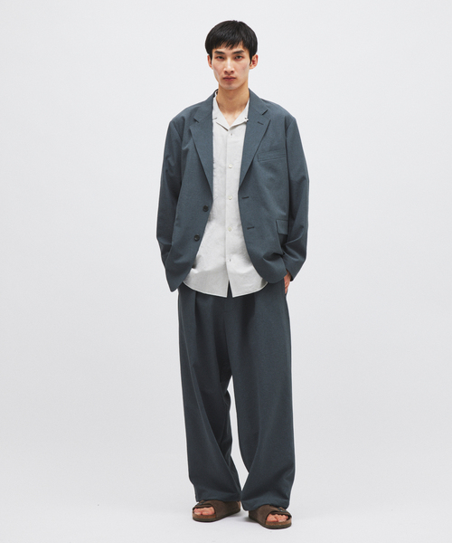 JOURNAL STANDARD(ジャーナルスタンダード)の「EVALET / エバレット ギンガム チェック オーバー パンツ(スラックス・メンズ・コバルトブルー/ブラック/グレー・MEDIUM/LARGE/SMALL)」の11枚目の写真