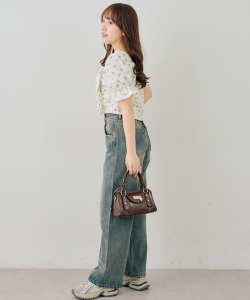 Another Branch olive des olive(アナザーブランチオリーブデオリーブ)の「BIGリボンブラウス(シャツ/ブラウス・レディース・その他11/サックスブルー/ドット/ネイビー・FREE)」の15枚目の写真