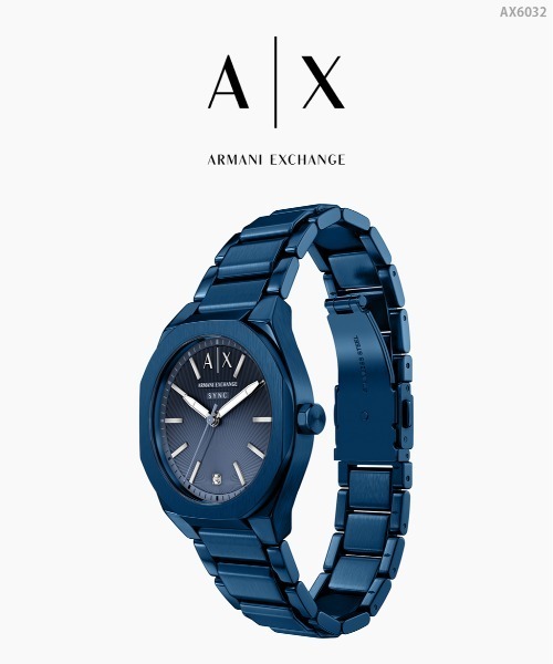 ARMANI EXCHANGE（アルマーニエクスチェンジ）の「アルマーニ・エクスチェンジ 腕時計 レディース アナログ ステンレス AX6032（アナログ腕時計・レディース・ブルー・FREE）」の8枚目の写真