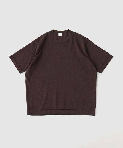 マイクロ ボーダー ニット Tシャツ（ニット/セーター）｜EDIFICE