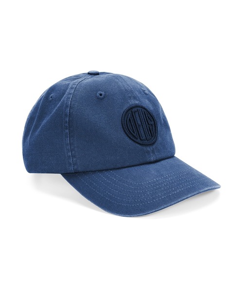 DEUS EX MACHINA(デウスエクスマキナ)の「PILL LOGO DAD CAP コットン素材 6パネルキャップ(キャップ・メンズ・カーキ/ブルー・OS)」の2枚目の写真