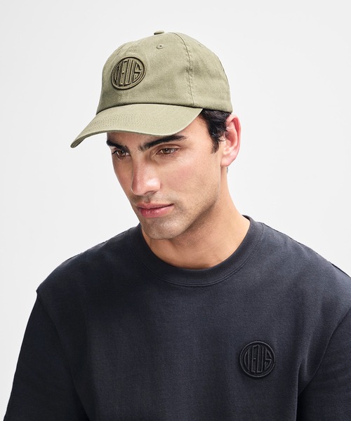 DEUS EX MACHINA(デウスエクスマキナ)の「PILL LOGO DAD CAP コットン素材 6パネルキャップ(キャップ・メンズ・カーキ/ブルー・OS)」の3枚目の写真