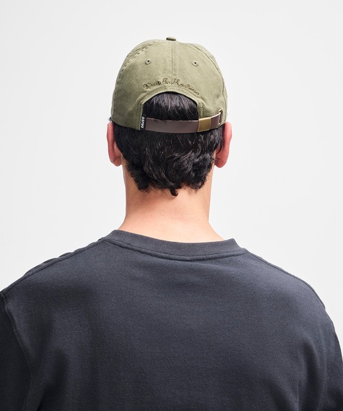 DEUS EX MACHINA(デウスエクスマキナ)の「PILL LOGO DAD CAP コットン素材 6パネルキャップ(キャップ・メンズ・カーキ/ブルー・OS)」の5枚目の写真