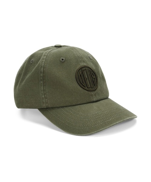 DEUS EX MACHINA(デウスエクスマキナ)の「PILL LOGO DAD CAP コットン素材 6パネルキャップ(キャップ・メンズ・カーキ/ブルー・OS)」の7枚目の写真