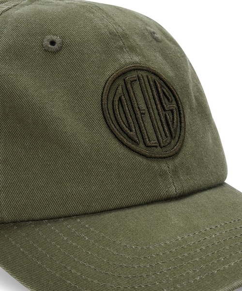 DEUS EX MACHINA(デウスエクスマキナ)の「PILL LOGO DAD CAP コットン素材 6パネルキャップ(キャップ・メンズ・カーキ/ブルー・OS)」の8枚目の写真