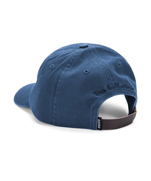 DEUS EX MACHINA(デウスエクスマキナ)の「PILL LOGO DAD CAP コットン素材 6パネルキャップ(キャップ・メンズ・カーキ/ブルー・OS)」の11枚目の写真
