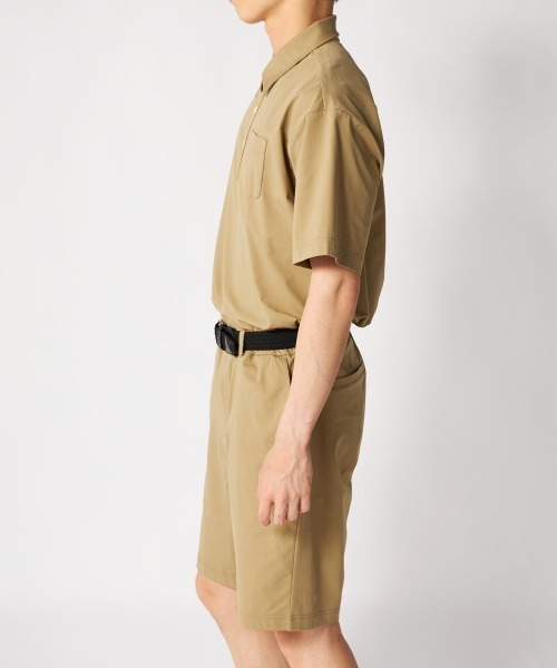 Kappa(カッパ)の「セットアップ 上下2点セット(シャツ/ブラウス・メンズ・ベージュ/ブラック・MEDIUM/X-LARGE/LARGE)」の4枚目の写真