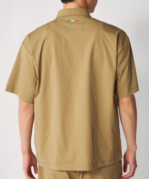 Kappa(カッパ)の「セットアップ 上下2点セット(シャツ/ブラウス・メンズ・ベージュ/ブラック・MEDIUM/X-LARGE/LARGE)」の8枚目の写真