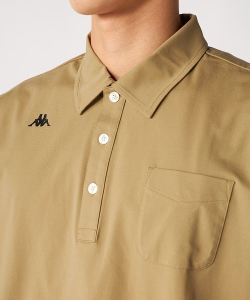 Kappa(カッパ)の「セットアップ 上下2点セット(シャツ/ブラウス・メンズ・ベージュ/ブラック・MEDIUM/X-LARGE/LARGE)」の9枚目の写真