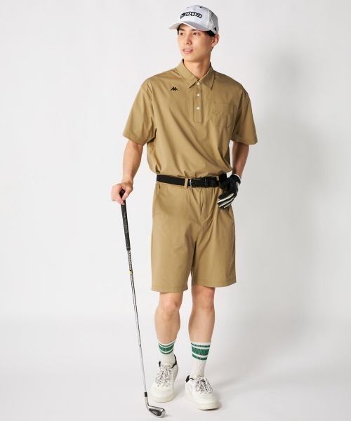 Kappa(カッパ)の「セットアップ 上下2点セット(シャツ/ブラウス・メンズ・ベージュ/ブラック・MEDIUM/X-LARGE/LARGE)」の18枚目の写真