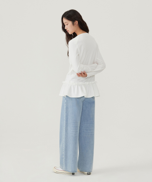 COVERNAT WOMAN（カバーナットウーマン）の「ウィメンズシャーリングレイヤードジャージワンピースブラック（ワンピース・レディース・その他・WS/WM）」の4枚目の写真