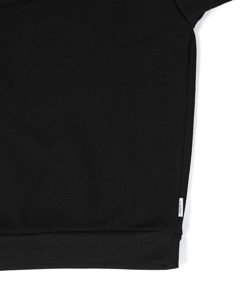 The DUFFER of ST.GEORGE(ザダファーオブセントジョージ)の「「AIR FLEX」HEAVY KANOKO RELAX FIT HENLEY-NECK TEE :セットアップ対応 機能素材「エアフレックス」鹿の子Tシャツ(Tシャツ/カットソー・メンズ・ブラック/ホワイト/ネイビー・X-LARGE/LARGE/MEDIUM/SMALL)」の18枚目の写真