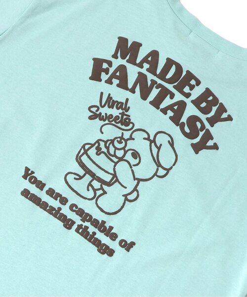algy（アルジー）の「バックベアイラスト半袖Tシャツ（Tシャツ/カットソー・キッズ・ミント/チャコール/オフホワイト・150/140/130/160）」の14枚目の写真