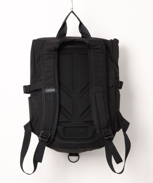 VIBGYOR（ヴィブジョー）の「CHROME WARSAW SMALL クローム リュック ワルシャワ スモール 18-21L ブラック 黒 JP196（バックパック/リュック・メンズ・ブラック・FREE）」の2枚目の写真