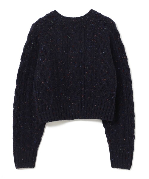 BEAMS BOY(ビームスボーイ)の「カラーネップ アラン カーディガン(ニット/セーター・レディース・レッド/ブラウン/ネイビー・ONE SIZE)」の12枚目の写真