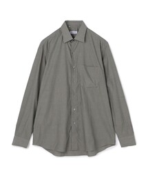 Salvatore Piccolo コットンストライプ レギュラーカラーロングスリーブシャツ