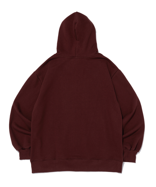 OTHERFITS(アザーフィッツ)の「ファイヤーホイールグラフィックフードパーカー(ワイン)(パーカー・メンズ・その他・SMALL/MEDIUM/LARGE/X-LARGE/S-M/M-L/L-XL/XL-XXL)」の2枚目の写真