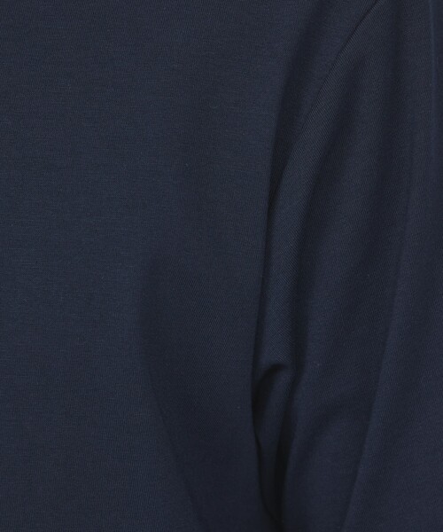 ABAHOUSE GRAY（アバハウスグレイ）の「【SMART CLOSET】シルケット天竺 クルーネック 半袖Tシャツ / 接触冷感 / 遮熱（Tシャツ/カットソー・メンズ・ネイビー/ブラック/ホワイト/グレイッシュベージュ/グリーン・44/46/48/50）」の12枚目の写真