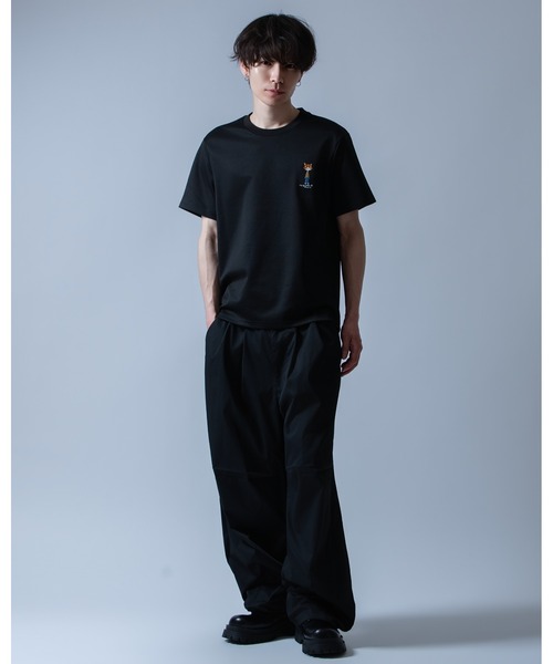 Crownor（クラウノアー）の「丸眼鏡キャットグラフィック 半袖Tシャツ（Tシャツ/カットソー・メンズ・ホワイト/ピンク/ブラック・LARGE/MEDIUM）」の15枚目の写真