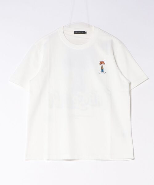 Crownor（クラウノアー）の「丸眼鏡キャットグラフィック 半袖Tシャツ（Tシャツ/カットソー・メンズ・ホワイト/ピンク/ブラック・LARGE/MEDIUM）」の22枚目の写真
