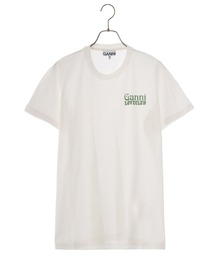 GANNI（ガニー）の「GANNI / ガニー：【レディース】Thin Jersey Loveclub Relaxed T-shirt：T3867[ANN]（Tシャツ/カットソー）」