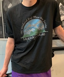 NOWLE | 【NOWLE】80sヴィンテージライク ハワイグラフィック プリント 半袖 Tシャツ(Tシャツ/カットソー)