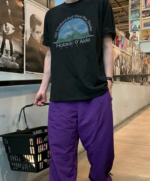 NOWLE(ノウル)の「【NOWLE】80sヴィンテージライク ハワイグラフィック プリント 半袖 Tシャツ(Tシャツ/カットソー・メンズ・ブラック・LARGE/MEDIUM/X-LARGE)」の10枚目の写真