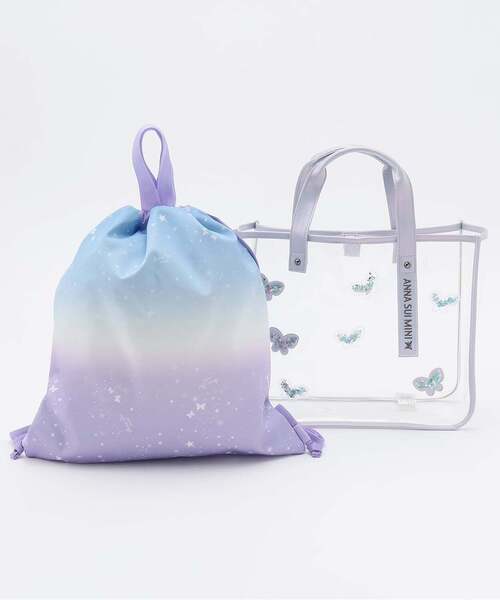 セール】【SWIM】ナップサックつき蓄光PVCバッグ【撥水加工】（バック