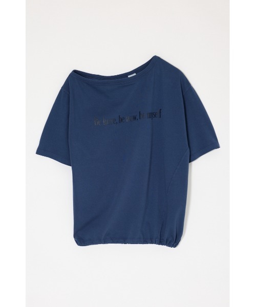 MOUSSY(マウジー)の「ONE SHOULDER PIGMENT Tシャツ(Tシャツ/カットソー・レディース・ピンク/オフホワイト/ネイビー/ライトブラック・FREE)」の16枚目の写真