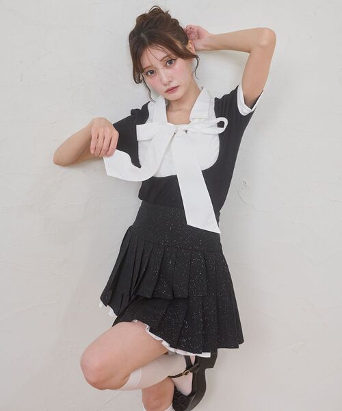 MAJESTIC LEGON(マジェスティックレゴン)の「裾フリルプリーツミニスカパン(スカート・レディース・ベージュ系その他2・MEDIUM)」の21枚目の写真
