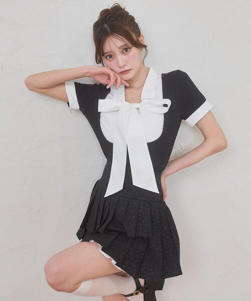 MAJESTIC LEGON(マジェスティックレゴン)の「裾フリルプリーツミニスカパン(スカート・レディース・ベージュ系その他2・MEDIUM)」の22枚目の写真