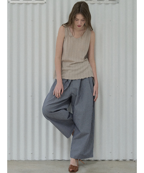 AVANT-G(アバン)の「Knit Sleeveless Top - BEIGE(Tシャツ/カットソー・レディース・その他・FREE)」の3枚目の写真