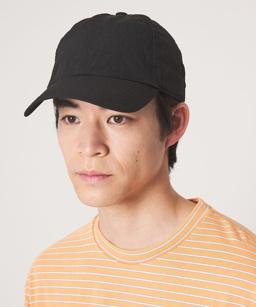 green label relaxing(グリーンレーベルリラクシング)の「GLR ワッシャー キャップ ―ハンドウォッシャブル・UVカット―(キャップ・メンズ・ダークグレー/ブラック/ベージュ・FREE)」の2枚目の写真
