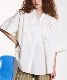HLAADA | HLAADA for ROSEBUD/CUTWORK EMBROIDERY SHORT SLEEVE SHIRT(シャツ/ブラウス)