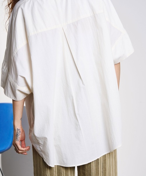 HLAADA(フラーダ)の「HLAADA for ROSEBUD/CUTWORK EMBROIDERY SHORT SLEEVE SHIRT(シャツ/ブラウス・レディース・オフホワイト/ブラック・ONE SIZE)」の14枚目の写真