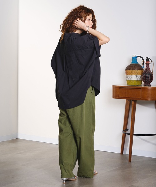 HLAADA(フラーダ)の「HLAADA for ROSEBUD/CUTWORK EMBROIDERY SHORT SLEEVE SHIRT(シャツ/ブラウス・レディース・オフホワイト/ブラック・ONE SIZE)」の19枚目の写真
