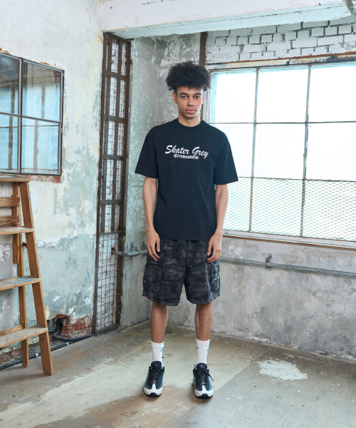 CREAM SODA LAB(クリームソーダラボ)の「ラウドスケーター グレー ビッグプリント 半袖Tシャツ ブラック(Tシャツ/カットソー・メンズ・その他・LARGE/X-LARGE/XX-LARGE)」の7枚目の写真