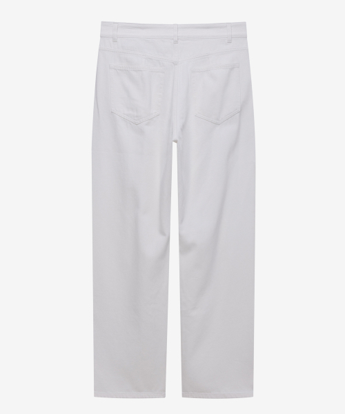 MINDBRIDGE（マインドブリッジ）の「[COUTURE]9ozワイドワンタックホワイトデニムパンツ（デニムパンツ・メンズ・ホワイト・36/34/32/30/31/33/29）」の3枚目の写真