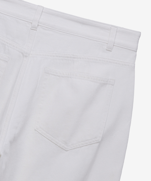 MINDBRIDGE（マインドブリッジ）の「[COUTURE]9ozワイドワンタックホワイトデニムパンツ（デニムパンツ・メンズ・ホワイト・36/34/32/30/31/33/29）」の5枚目の写真