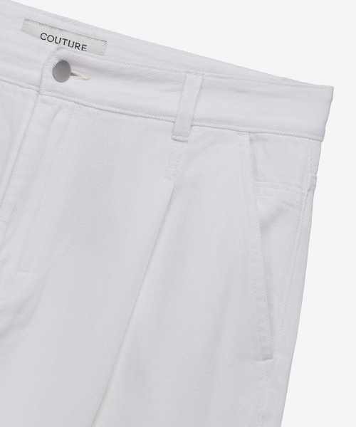 MINDBRIDGE（マインドブリッジ）の「[COUTURE]9ozワイドワンタックホワイトデニムパンツ（デニムパンツ・メンズ・ホワイト・36/34/32/30/31/33/29）」の6枚目の写真