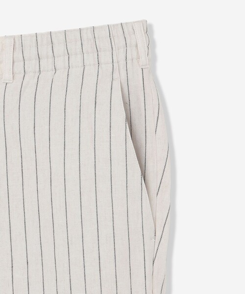 MACKINTOSH LONDON（マッキントッシュ ロンドン）の「リネンストレッチ  ストライプパンツ（その他パンツ・メンズ・オフホワイト・38/40/42）」の6枚目の写真