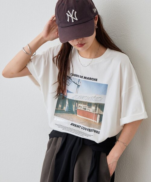 Enlude двойной сайд‑фут фот T‑shirt «Юнисекс» — Dauble side photo tee