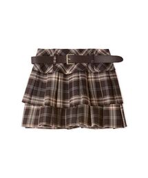 SNIDEL | ベルトセットティアードスカショーパン(その他パンツ)
