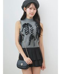 SNIDEL | ベルトセットティアードスカショーパン(その他パンツ)