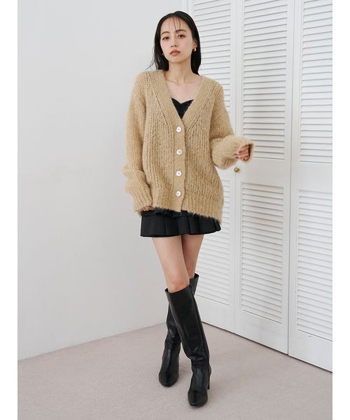 SNIDEL(スナイデル)の「ベルトセットティアードスカショーパン(その他パンツ・レディース・ベージュ/ブラウン/ブラック・0/1)」の14枚目の写真