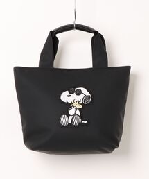 【1PIU1UGUALE3 RELAX】SNOOPY & WOODSTOCK LINESTONE BAG