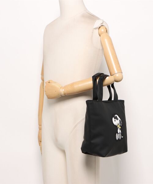 1PIU1UGUALE3  RELAX （ウノピゥウノウグァーレトレ リラックス）の「【1PIU1UGUALE3 RELAX】SNOOPY & WOODSTOCK LINESTONE BAG（ショルダーバッグ・メンズ・ブラック・FREE）」の5枚目の写真